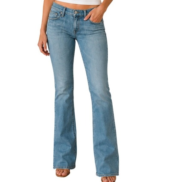 Citizens Of Humanity Denim - Citizens Of Humanity Jeans 29 Light Wash Kelly #001 Stretch Low Waist Bootcut